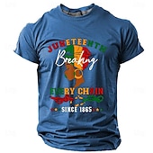 preiswerte Vintage-T-Shirts-Herren Stammes Afrikanisches Muster T Shirt Kurzarm T-Shirt 3D-Druck Rundhalsausschnitt Hemd Sport Modisch Ethnisch Strasse Sports Outdoor Schwarz Blau Braun Sommer Frühling Bekleidung S M L XL XXL