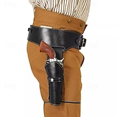 levne Divoký západ-Retro 18. století 19. století Kamizelka Vesta Kovbojský klobouk Západní kovboj Pevná barva Pánské Karneval Plesová maškaráda Karneval Večírek Plesová maškaráda Dospělé Vesta Klobouk Jaro Podzim Zima