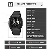 abordables Relojes digitales-SKMEI Hombre Reloj Digital Deportes Moda Reloj Casual Reloj de Muñeca Luminoso Cronómetro Despertador cuenta regresiva TPU Reloj