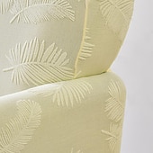 billige Lenestoldeksel og armløst stolomslag-lenestoltrekk badekar stol slipcover t-formet jacquard til stue soverom kontor elastisk enkelt sofatrekk hjem bardisk