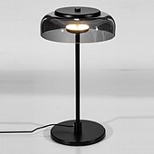 cheap Bedside Lamp-LED Beside Lamp 7W Nordic Glass Desk Light Bedroom Living Room Desk Lamp Kids Room Decor Bedisde Lights Gifts Creative Iron Table Light with Glass Lampshade Indoor Table Lamp with Plug 110-240V