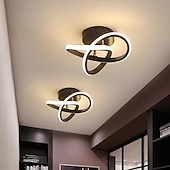 halpa Kattovalaisimet-led kattovalaisin 26cm 1-valo lämmin valkoinen+valkoinen+kylmävalkoinen metalli akryylisaari design maalattu viimeistely moderni olohuone makuuhuone 110-240v