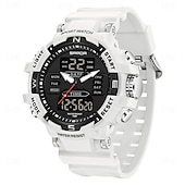 abordables Relojes digitales-Reloj digital SANDA para hombres deporte al aire libre moda reloj de pulsera cronómetro luminiscente reloj despertador cuenta regresiva reloj de TPU