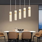 abordables Éclairages grappe-3 lumières 5 lumières 28 cm Conception unique Conception de l&#039;île Lampe suspendue Acrylique Acrylique Plaqué Finitions Peintes Moderne Style nordique 85-265V
