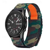 cheap Samsung Watch Bands-Watch Band for Samsung Galaxy Watch 7/6/5/4 40/44mm, Galaxy Watch 5 Pro 45mm, Galaxy Watch 6/4 Classic 42/46/43/47mm, Watch 3, Active 2, Gear S3 S2 Nylon Replacement  Strap Braided Luxury Adjustable