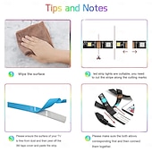 abordables Bandes lumineuses usb-Bande lumineuse LED RVB à couleur changeante de 1 à 2 m, alimentée par batterie, flexible, alimentée par batterie, avec 3 touches, contrôleur infrarouge pour chambre à coucher, bureau, maison, TV,