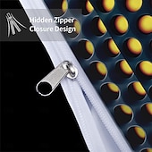 billige Dynetrekk sett-3d honeycomb 3-delt dundynetrekk for hotellsengesett for hjemmet komfortabelt trekk mykt og lett ultrafint fiber 1 dundynetrekk 2 putevar stort sengesett