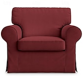 cheap Sofa Cover-Cotton 1 Seat Chair Sofa Cover with Cushion Cover , Replacement  Armchair Cover 1 Seat Couch Slipcover for Dogs, Replacement Sofa Furniture Protector  LITB PRIME cover Ektcover