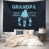 billige Ferievev-fars dag spesialdesign hengende billedvev veggkunst stor billedvev veggmaleri dekor fotografi bakteppe teppe gardin hjem soverom stue dekorasjon
