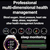 preiswerte Smartwatch-696 HK98 Smartwatch Fitness Tracker EKG PPG Bluetooth-Anruf Erinnerung Android iOS IP67 48mm 1.43&quot;