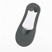 abordables calcetines caseros-Calcetines náuticos de seda helada para hombre, calcetines finos antideslizantes para primavera y verano para mujer, calcetines de fondo de algodón con tacones altos, calcetines invisibles de boca