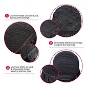 cheap Human Hair Capless Wigs-Short Black Layered Wavy Wigs for Women 1B Color Human Hair Short Wigs Pixie Cut Wigs with Bangs