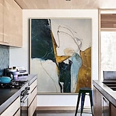 preiswerte Abstrakte Gemälde-handgemachtes abstraktes minimalistisches Texturfolie-Gold-Ölgemälde auf Leinwand, große Wandkunst, individuelles Folien-Goldgemälde, Goldfoliengemälde, Goldgemälde, Wanddekoration für Wohnzimmer