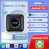 economico adattatori carplay-Carlinkit TBOX-LED-138EAU-OVA-BK No Adattatore Carplay Comandi al volante Wi-Fi Plug and play per universale Magotan