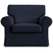 cheap Sofa Cover-Cotton 1 Seat Chair Sofa Cover with Cushion Cover , Replacement  Armchair Cover 1 Seat Couch Slipcover for Dogs, Replacement Sofa Furniture Protector  LITB PRIME cover Ektcover