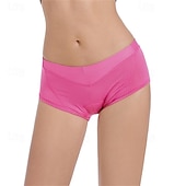 זול מכנסיים, מכנסיים קצרים וחצאיות לנשים-WOSAWE בגדי ריקוד נשים צבע אחיד תחתוני אופניים מכנס קצר מרופד לרכיבה אופניים מכנסיים קצרים הלבשה תחתונה שורטים (מכנסיים קצרים) מרופדים גזרה צרה ספורט ייבוש מהיר גמישות גבוהה נוח נושם שחור ורוד ביגוד