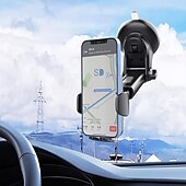 abordables Supports de voiture-Support de téléphone portable de voiture, console centrale de voiture, tige télescopique d&#039;aspiration, cadre de support de navigation fixe, support universel dans la voiture