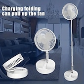 economico Ventilatori-Ventilatore USB telescopico pieghevole – Ventilatore elettrico portatile per dormitorio ufficio scrivania ricaricabile e silenzioso