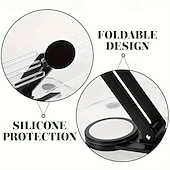 abordables Supports de téléphone-Support de téléphone en acrylique pour tablette, double barre pliable, support de bureau, rotation à 360 degrés, support de dissipation thermique