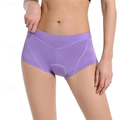 זול מכנסיים, מכנסיים קצרים וחצאיות לנשים-WOSAWE בגדי ריקוד נשים צבע אחיד תחתוני אופניים מכנס קצר מרופד לרכיבה אופניים מכנסיים קצרים הלבשה תחתונה שורטים (מכנסיים קצרים) מרופדים גזרה צרה ספורט ייבוש מהיר גמישות גבוהה נוח נושם שחור ורוד ביגוד