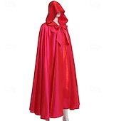 abordables Medieval-Retro Antiguo Punk y gótico Medieval capa con capucha Chales Ranger élfico Hombre Mujer Víspera de Todos los Santos Carnaval Mascarada Fiesta / Noche Adulto Capa