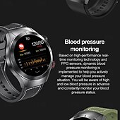 cheap Smart Wristbands-696 E800 Smart Watch 1.49 inch Smart Band Fitness Bracelet Bluetooth ECG+PPG Temperature Monitoring Pedometer Compatible with Android iOS Men Hands-Free Calls Message Reminder IP 67 46mm Watch Case