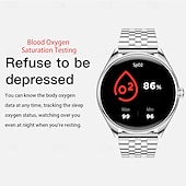 abordables Montres connectées-696 QS28 Montre intelligente 1.43 pouce Smartwatch Montre Connectée Bluetooth ECG + PPG Podomètre Rappel d&#039;Appel Compatible avec Android iOS Femme Hommes Mode Mains-Libres Rappel de Message IP 67