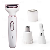 cheap Smart Appliances-4-in-1 Electric Shaver for Women -Multipurpose Facial Legs &amp;Underarm Trimmer with Wet/Dry Hair Removal - USB Rechargeable.Portable -Ideal Holiday Gift