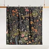 cheap Duvet Cover Sets-Retro Rainforest Rabbit Duvet Cover Set 2-piece Set 3-piece Set Lightweight Soft Short Plush Set Thick Feather Square Bed