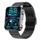 abordables Relojes inteligentes-F300 reloj inteligente para exteriores para hombres, reloj inteligente con llamada bluetooth para android ios ip67, relojes deportivos impermeables para fitness y música
