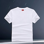 ieftine Jucării Antistres-tricou vopsit în cravată bumbac pur alb cu mâneci scurte îmbrăcăminte pentru embrioni vopsiți în ceară în alb activitate lucrată manual graffiti pictat desenat manual