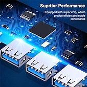 Недорогие Кабели для мобильных телефонов-USB-концентратор 4 в 1, тип C-USB 3.0, USB 2.0 с адаптером USB-C-USB A, 4 порта, док-станция mini USB, совместимая с macbookipad prodell, ноутбуками HP