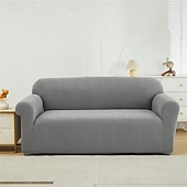 baratos Cobertura de Sofa-Capa elástica de sofá com cobertura completa para sala de estar, capa de assento de sofá, super macia e grossa, proteção de almofada de assento de móveis