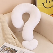 economico Imbottitura per cuscini-cuscino da viaggio con punto interrogativo, cuscino da aereo in memory foam per collo di adulti/bambini &amp;amp; cuscino di supporto per la schiena leggero per dormire in campeggio in casa, in ufficio,