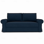 abordables Funda de sofá-Funda para Sofá Cama de Terciopelo Color Sólido Acolchada