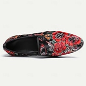 abordables Mocassins en cuir de qualité supérieure-Homme Mocassins et Slip On Maillots de bain Cuir Daim Confortable Antidérapantes Mocassins Noir / Rouge