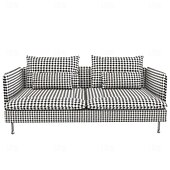baratos Cobertura de Sofa-Capas de Sofá 100% Algodão Floral Com Estofamento 3 Lugares Com Braços