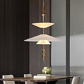 economico Luci Isola cucina-lampada a sospensione a led lampada a sospensione lampada in vetro acrilico metallo moderno lampadario a sospensione lampadari a soffitto camera da letto 85-265v
