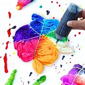 cheap Stress Relievers-3PCS White Tie Dyed Pillowcases Tie Dyed Blank Pillowcases Customized Pillowcases Cotton White Pillowcases