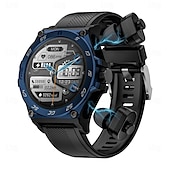 ieftine Ceasuri Smart-ceas inteligent 2024 căști tws apel bluetooth 2 în 1 ceas sport în aer liber 400 mAh baterie ritm cardiac tensiune arterială ceas inteligent de somn