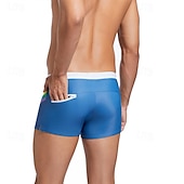 cheap Men&#039;s Boxer Swim Trunks-Men&#039;s Board Shorts Swim Shorts Swim Trunks Drawstring Elastic Waist Color Block Rainbow Comfort Quick Dry Short Holiday Beach Weekend Fashion Casual Black Navy Blue Micro-elastic