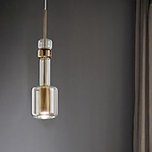 お買い得  アイランドライト-LED Pendant Light Black Gold 52/60cm Kitchen Pendant Lighting on Island Long Bar Pendant Light Mid Century Long Linear Chandelier Ball Ceiling Pendant Chandelier 110-240V