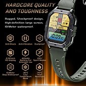 billige Smartarmbånd-696 C28 Smartklokke 2.02 tommers Smart armbånd Smartwatch blåtann Skritteller Samtalepåminnelse Søvnmonitor Kompatibel med Android iOS Herre Håndfri bruk Meldingspåminnelse IP 67 42mm urkasse