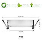 זול נורות ספוט לד-smart rgb תקרה תאורת downlight אור שקוע 5w/10w 85v-265v led צבעוני שלט רחוק תאורה שקועה