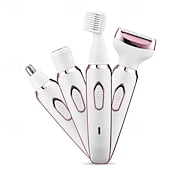 cheap Smart Appliances-4-in-1 Electric Shaver for Women -Multipurpose Facial Legs &amp;Underarm Trimmer with Wet/Dry Hair Removal - USB Rechargeable.Portable -Ideal Holiday Gift