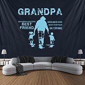billige Ferievev-fars dag spesialdesign hengende billedvev veggkunst stor billedvev veggmaleri dekor fotografi bakteppe teppe gardin hjem soverom stue dekorasjon