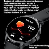 tanie Smartwatche-696 HK30 Inteligentny zegarek 1.43 in Inteligentny zegarek Bluetooth EKG + PPG Krokomierz Powiadamianie o połączeniu telefonicznym Kompatybilny z Android iOS Damskie Męskie Odbieranie bez użycia rąk