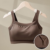 economico Serbatoio Semplice-Top in pizzo senza maniche da donna basic collo a giro nero bianco marrone grigio estate