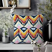 cheap Boho Style-Bohemian Decorative Toss Pillows Cover 4PC Soft Square Cushion Case Pillowcase for Bedroom Livingroom Sofa Couch Chair