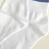 abordables calcetines de hombre-Hombre Paquete de 5 Paquetes múltiples Calcetín Calcetas Calcetines para correr Calcetines informales Blanco Rojo Color Arco iris Deporte Diario Vacaciones Básico Medio Primavera Otoño Moda Casual